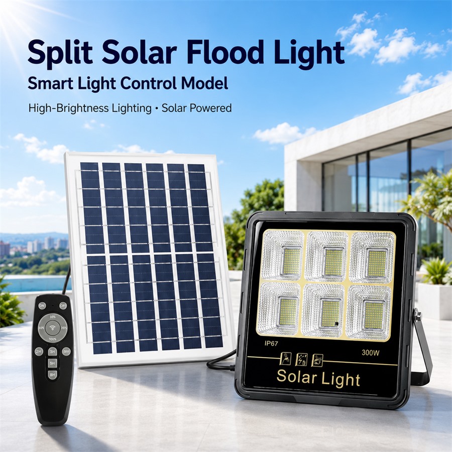CS-524LED Split Solar Flood Light