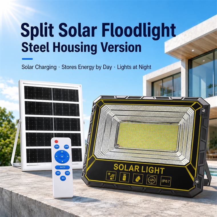 CS-600LED Split Solar Flood Light